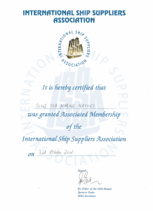 ISSA Membership Certificate